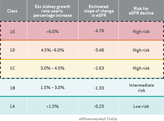 Patient Classification utilizing TKV